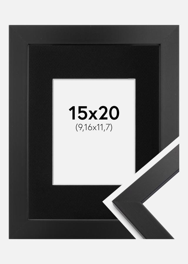 Keret Black Wood 15x20 cm - Paszpartu Fekete 4x5 inches