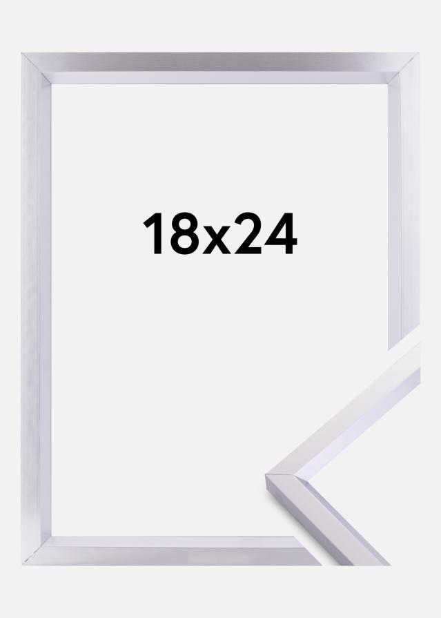 Keret Steel Style Ezüst 18x24 cm