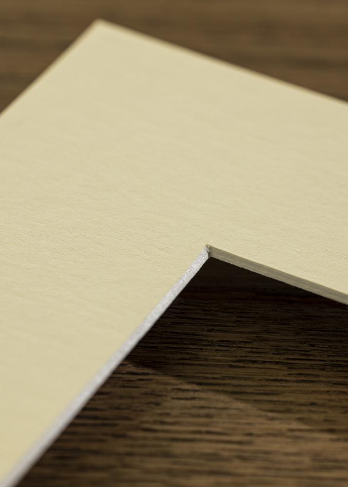 Paszpartu Antique White Fehér él 50x60 cm (39x49)