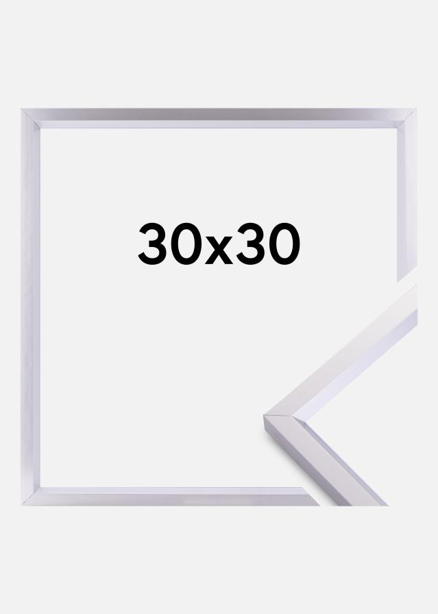 Keret Steel Style Ezüst 30x30 cm