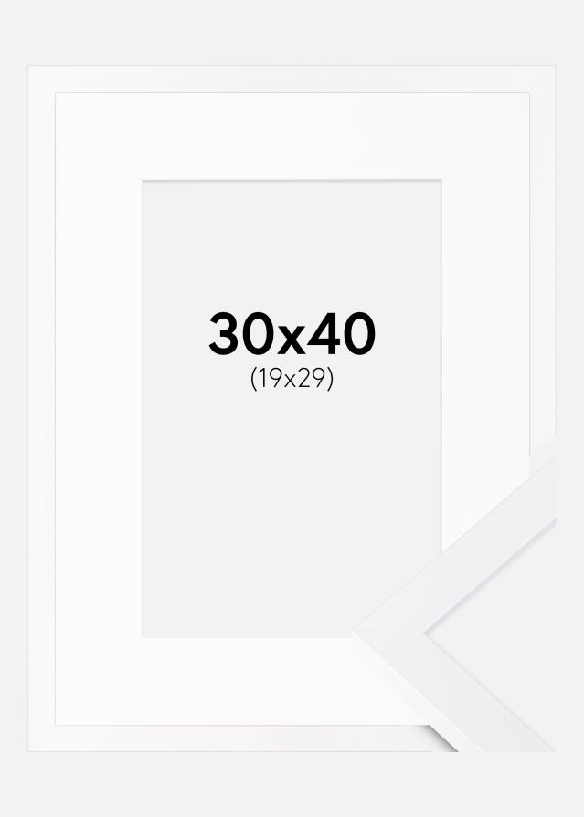 Keret Selection Fehér 30x40 cm - Paszpartu Fehér 20x30 cm