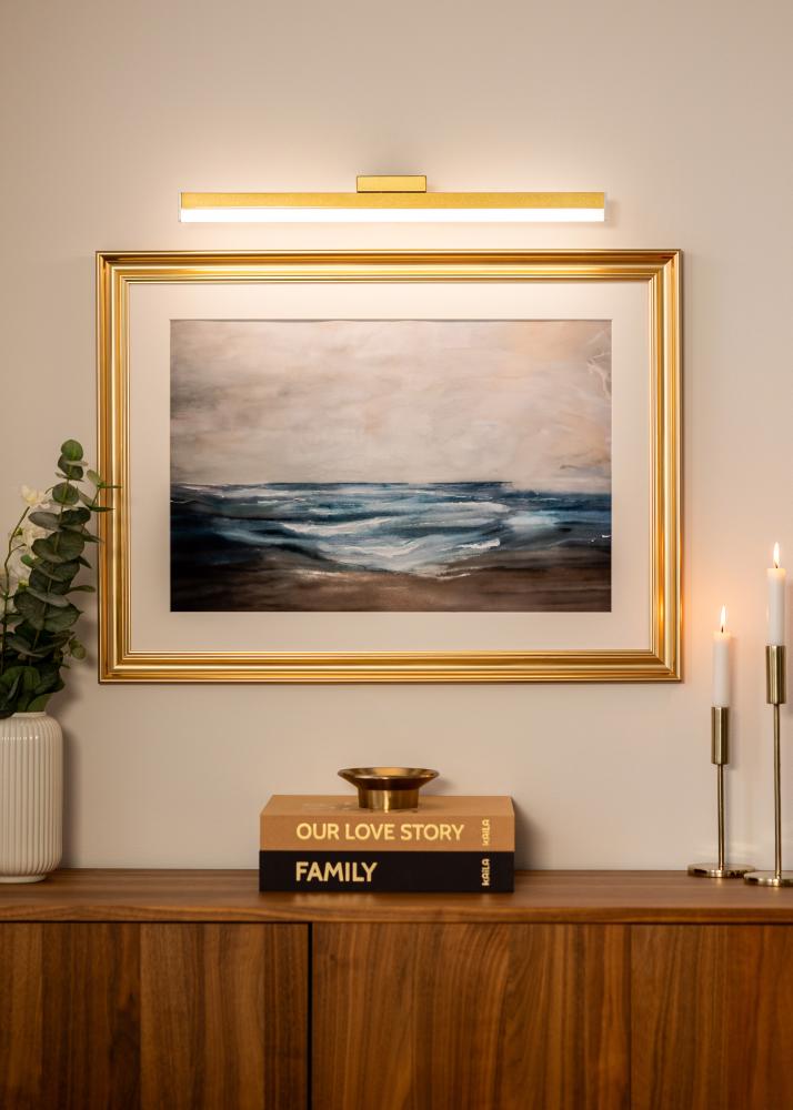 KAILA Glimmer elemes Képkivilágítás 55 cm - Arany