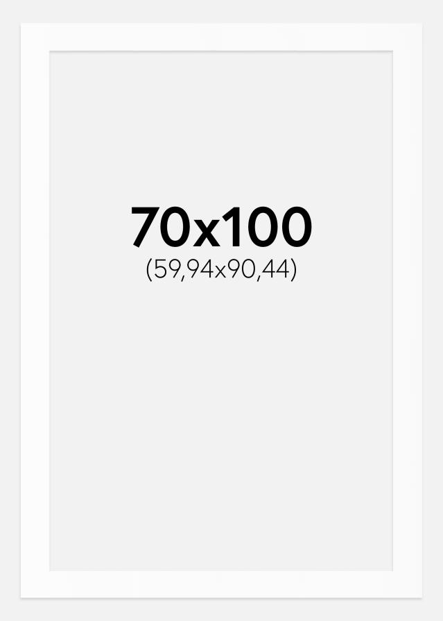 Paszpartu Fehér Standard Fehér él 70x100 cm (59,94x90,44)