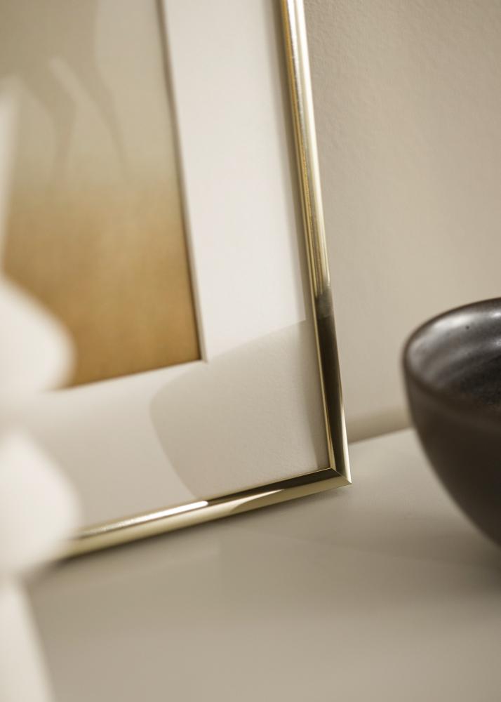 Keret Alumínium Akrilüveg Csiszolt Arany 50x70 cm