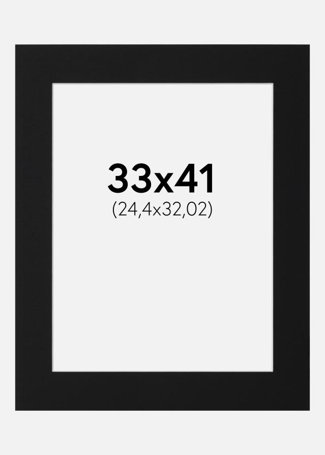 Paszpartu Fekete Standard (Fehér Mag) 33x41 cm (24,4x32,02)