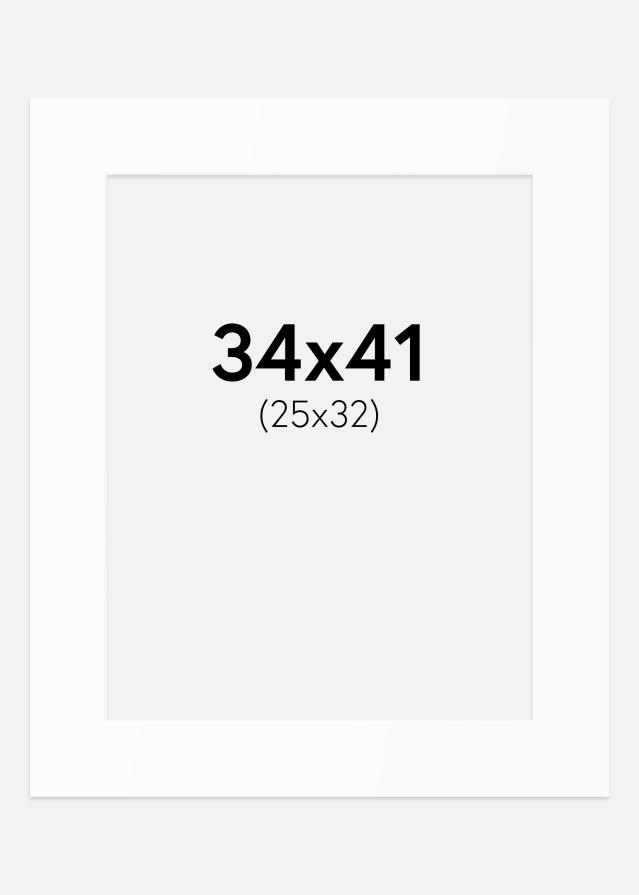 Paszpartu Standard fehér (fehér mag) 34x41 cm (25x32)