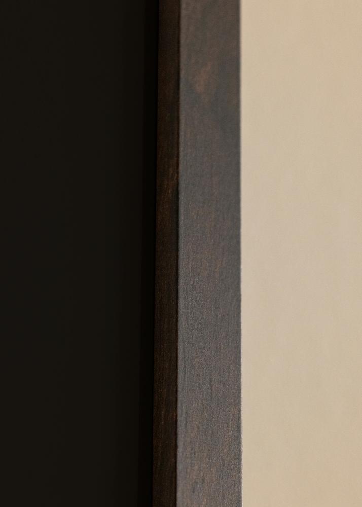 Keret Trendy Dió 20x25 cm - Paszpartu Fekete 14x18 cm