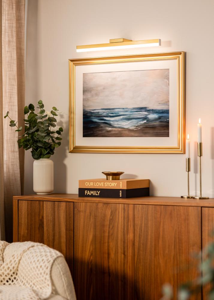 KAILA Glimmer elemes Képkivilágítás 55 cm - Arany