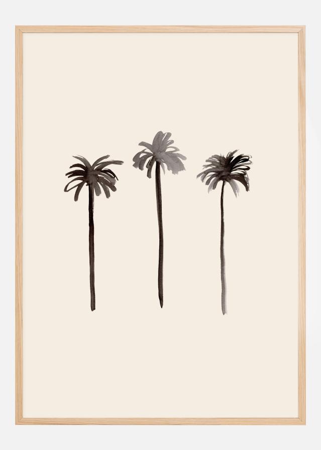 Palm Trees Ink Poszter