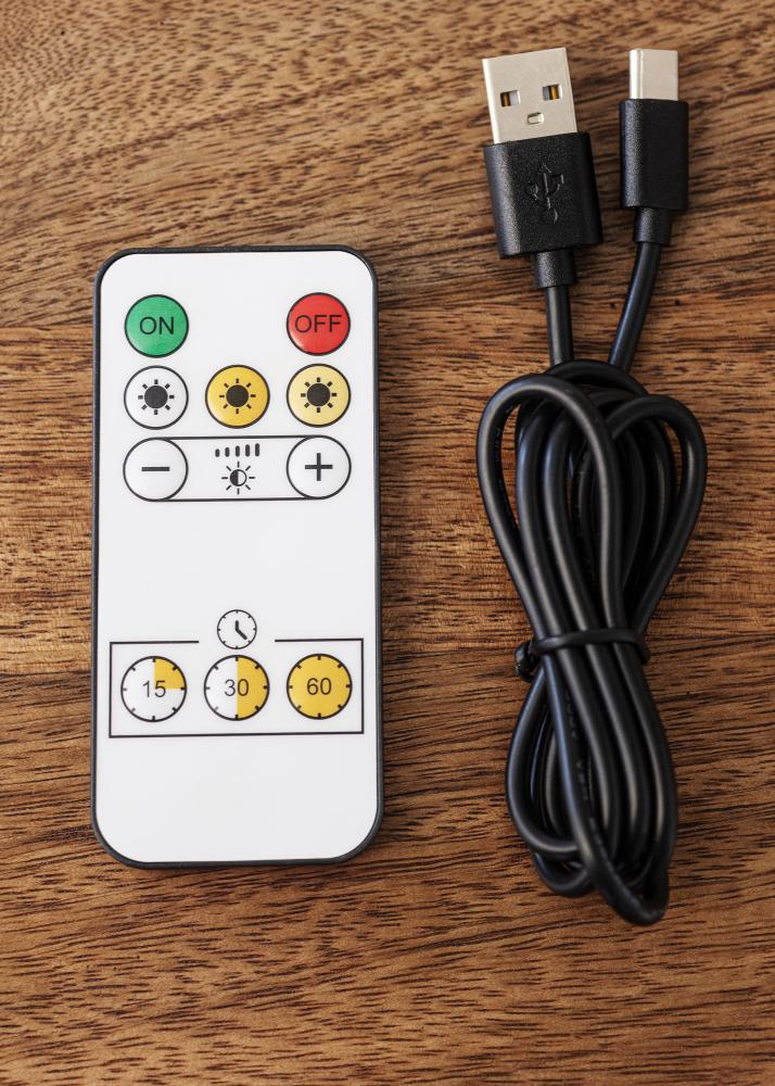 KAILA Elem Luster Akkumulátoros Képfény 32 cm - Fekete