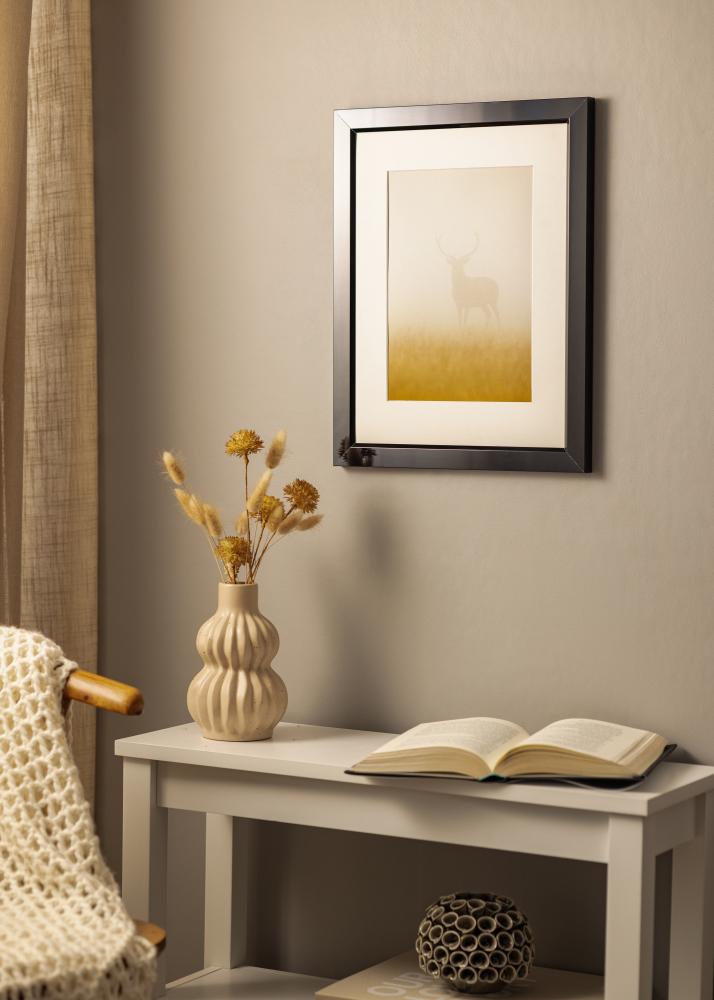 Keret Åsarna Csiszolt Fekete - Választott Méret