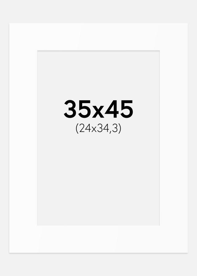 Paszpartu Standard fehér (fehér mag) 35x45 cm (24x34,3)