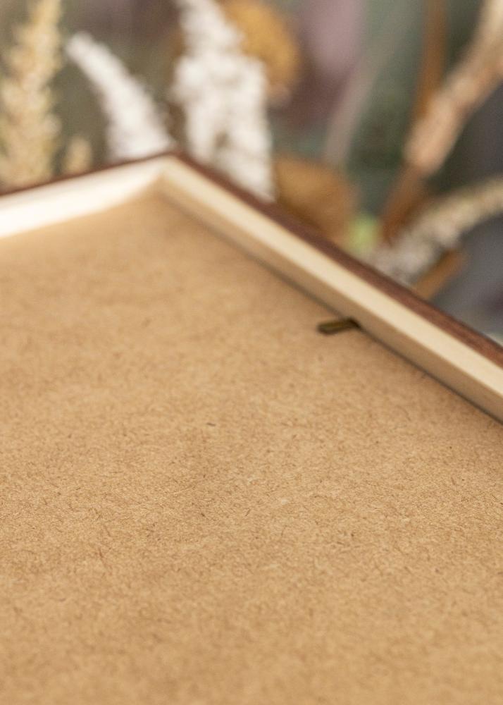 Keret Elegáns Warm Brown 30x40 cm - Paszpartu Fekete 21x29,7 cm (A4)