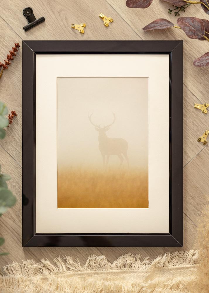 Keret Åsarna Csiszolt Fekete - Választott Méret