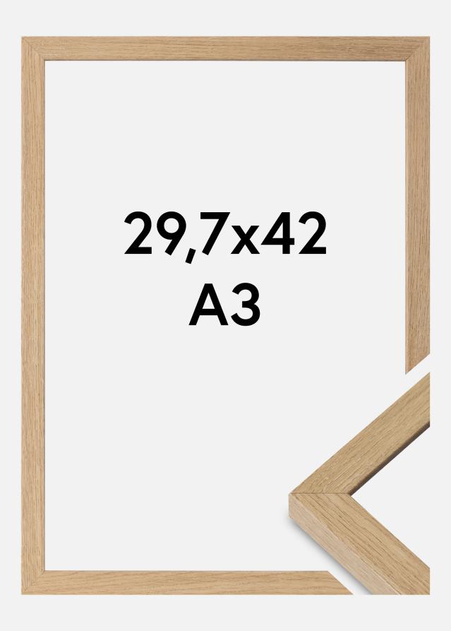 Keret Hermes Akrilüveg Natural Oak 29,7x42 cm (A3)