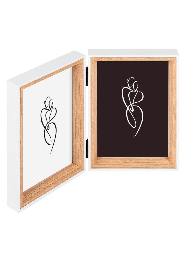 Silhouette Összecsukható Keret Tölgy 10x15 cm – 2 kép