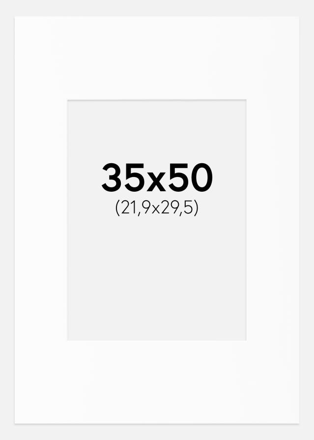 Paszpartu Canson Fehér Fehér él 35x50 cm (21,86x29,48)