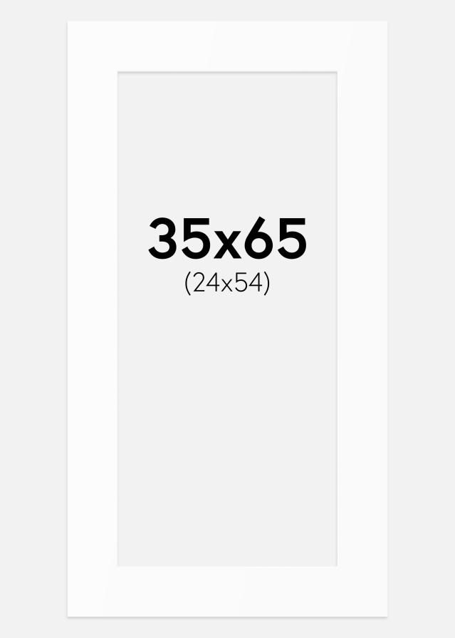 Paszpartu Standard fehér (fehér mag) 35x65 cm (24x54)