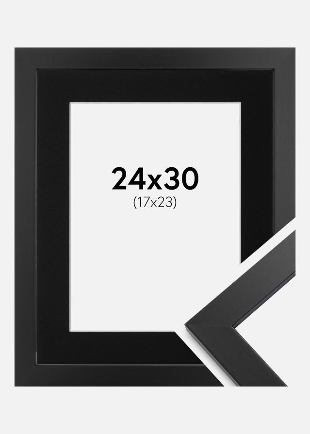Keret Black Wood 24x30 cm - Paszpartu Fekete 18x24 cm