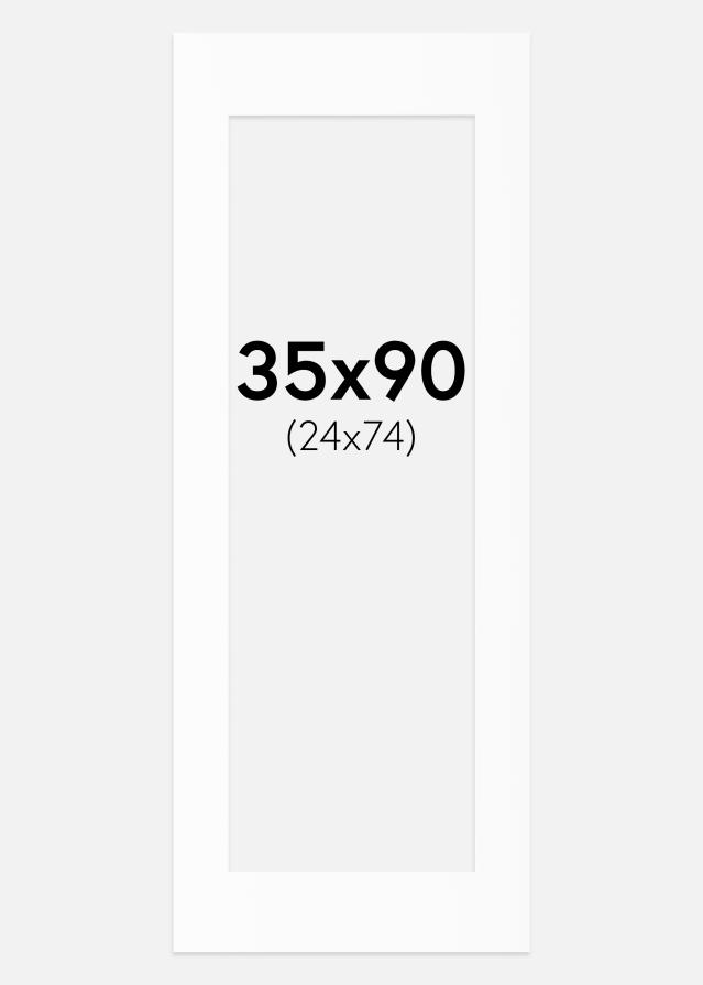 Paszpartu Standard fehér (fehér mag) 35x90 cm (24x74)