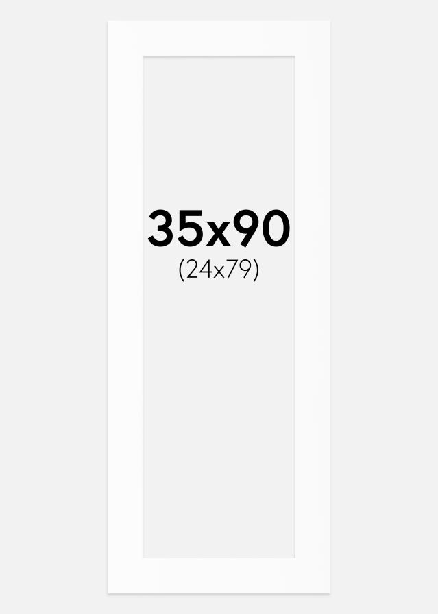 Paszpartu Standard fehér (fehér mag) 35x90 cm (24x79)