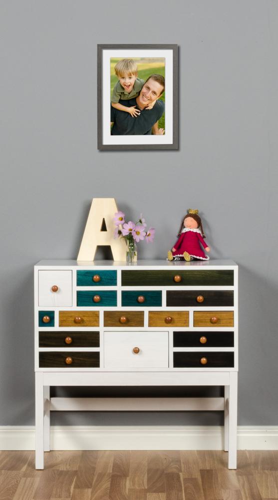 Keret Björkö - Szürke reszelt - Választott Méret