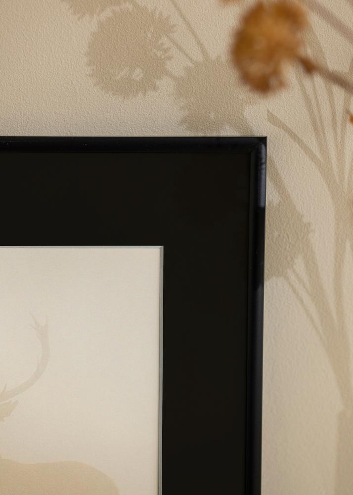 Keret New Lifestyle Matt Fekete 30x30 cm - Paszpartu Fekete 8x8 inches