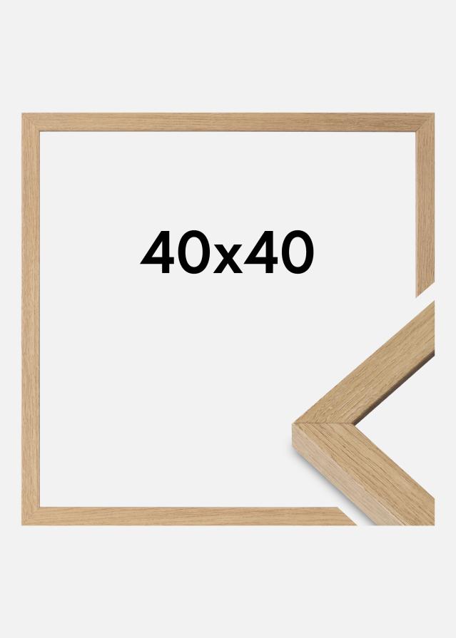 Keret Hermes Akrilüveg Natural Oak 40x40 cm