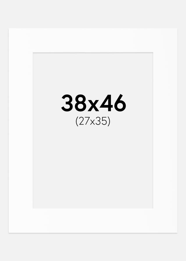 Paszpartu Standard fehér (fehér mag) 38x46 cm (27x35)