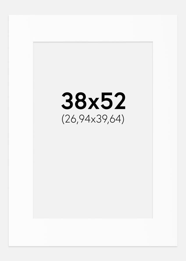 Paszpartu Standard fehér (fehér mag) 38x52 cm (26,94x39,64)