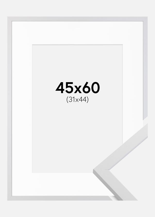 Keret Trendy Fehér 45x60 cm - Paszpartu Fehér 32x45 cm