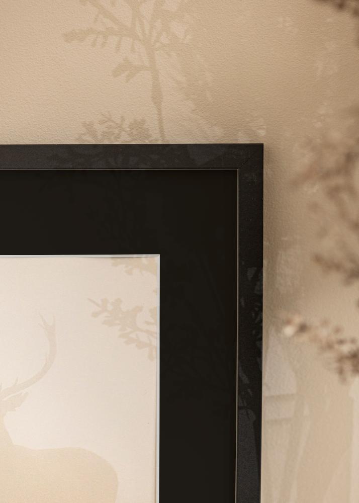 Keret Trendy Fekete 20x25 cm - Paszpartu Fekete 14x18 cm