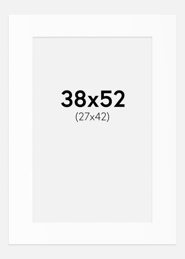 Paszpartu Standard fehér (fehér mag) 38x52 cm (27x42)