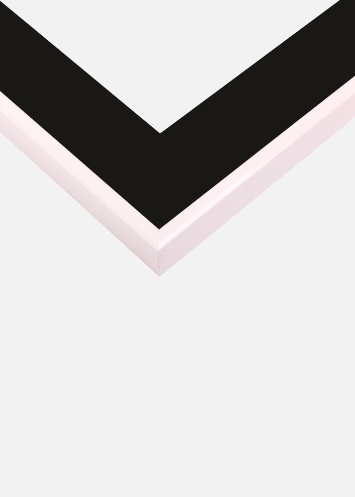 Keret Visby Fehér 70x100 cm - Paszpartu Fekete 24x36 inches