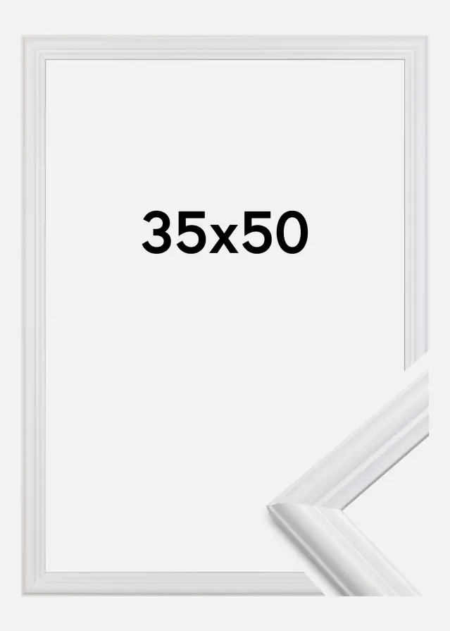 Keret Siljan Akrilüveg Fehér 35x50 cm