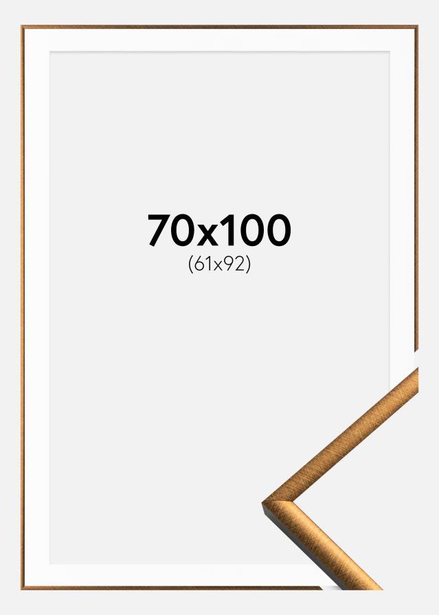 Keret New Lifestyle Bronz 70x100 cm - Paszpartu Fehér 62x93 cm