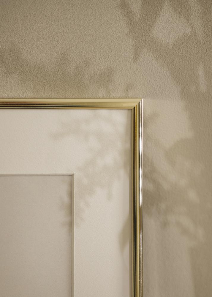 Keret Alumínium Akrilüveg Csiszolt Arany 50x70 cm