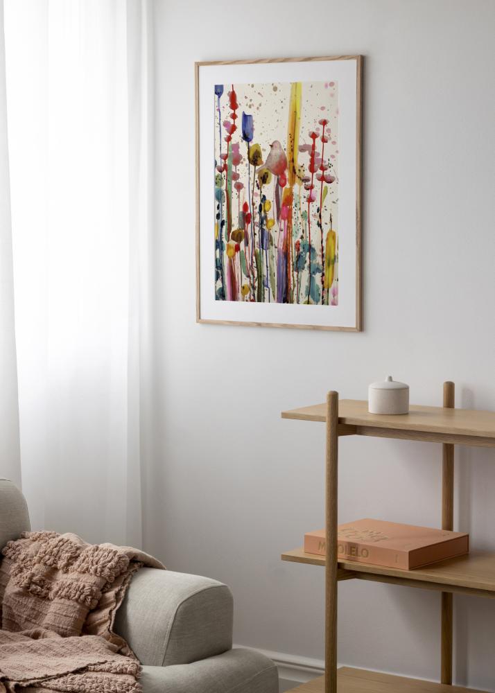 Keret keskeny tölgy Akril üveg 32x32 cm