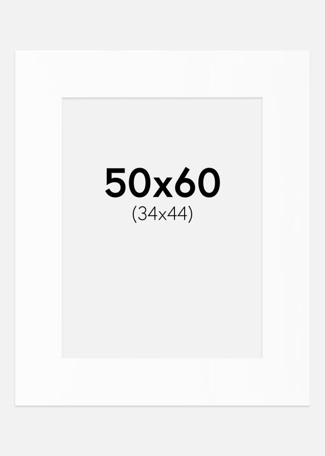 Paszpartu Canson Fehér Fehér él 50x60 cm (34x44)