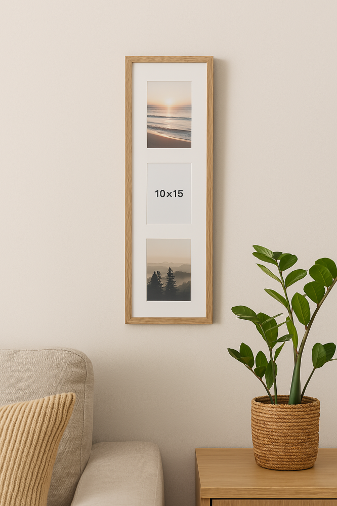 Edsbyn Kollázs keret I Tölgy - 3 Képek (10x15 cm)