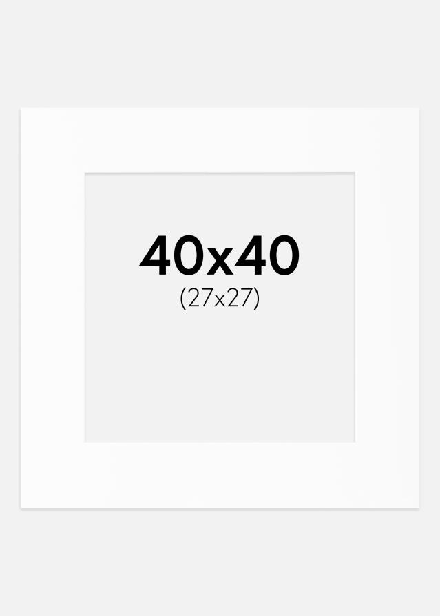 Paszpartu Standard fehér (fehér mag) 40x40 cm (27x27)
