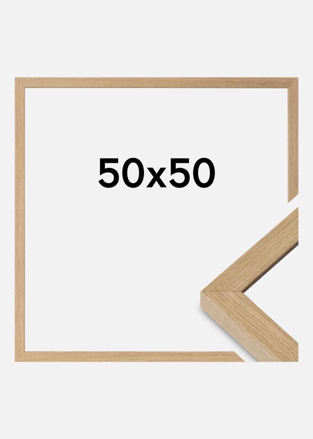 Keret Hermes Akrilüveg Natural Oak 50x50 cm