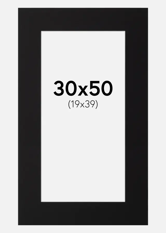 Paszpartu Canson Fekete Fehér él 30x50 cm (19x39)