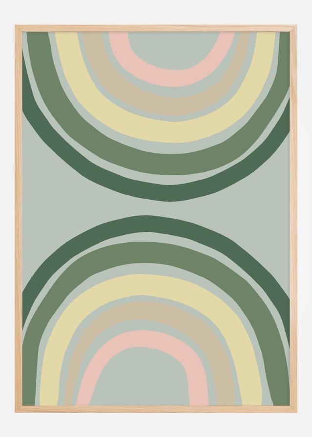 Double Rainbow Green Poszter