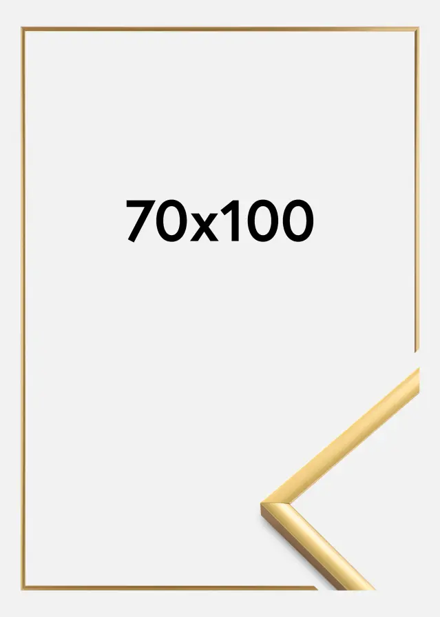 Keret New Lifestyle Akrilüveg Shiny Gold 70x100 cm