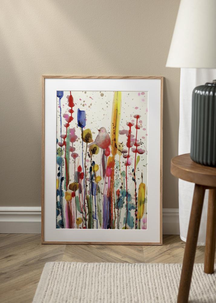 Keret keskeny tölgy Akril üveg 32x32 cm