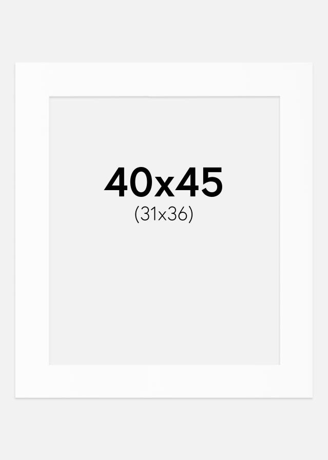 Paszpartu Standard fehér (fehér mag) 40x45 cm (31x36)