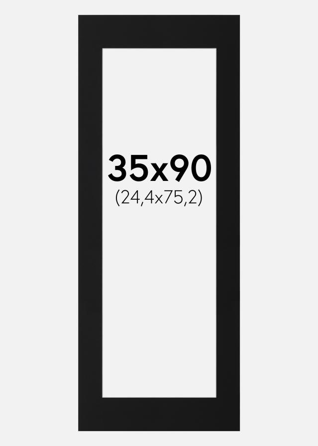 Paszpartu Fekete Standard (Fehér Mag) 35x90 cm (24,4x75,2)