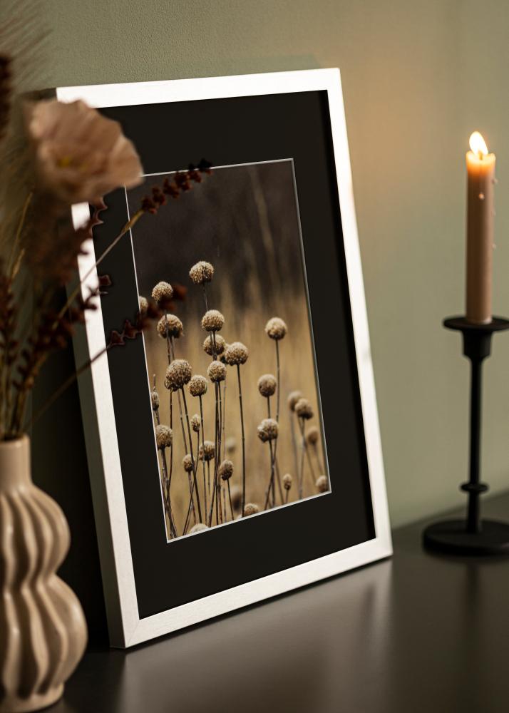 Keret Selection Ezüst 40x50 cm - Paszpartu Fekete 30x40 cm