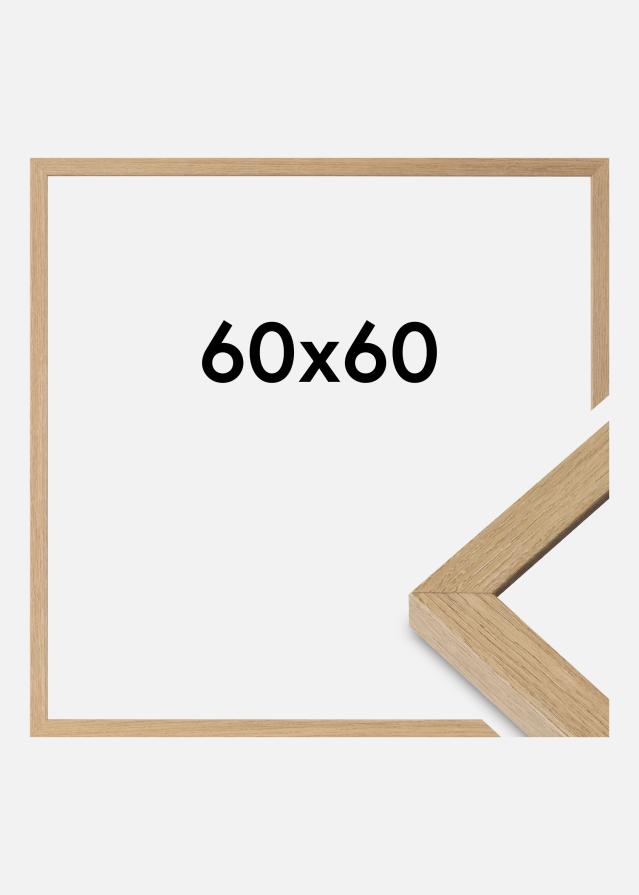 Keret Hermes Akrilüveg Natural Oak 60x60 cm